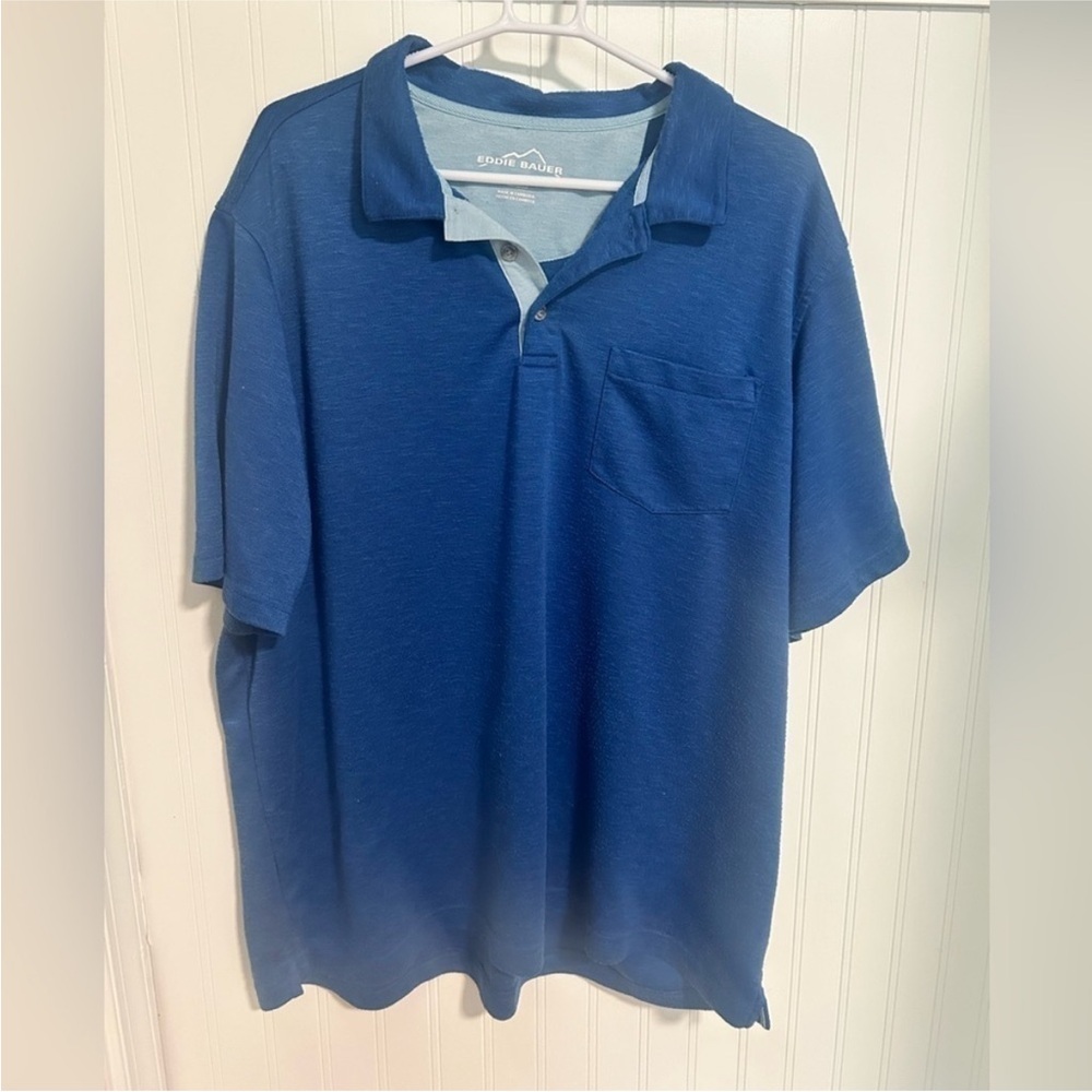 Eddie Bauer Men's Blue Shirt